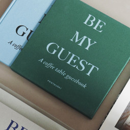 Gästbok, Grön/Blå